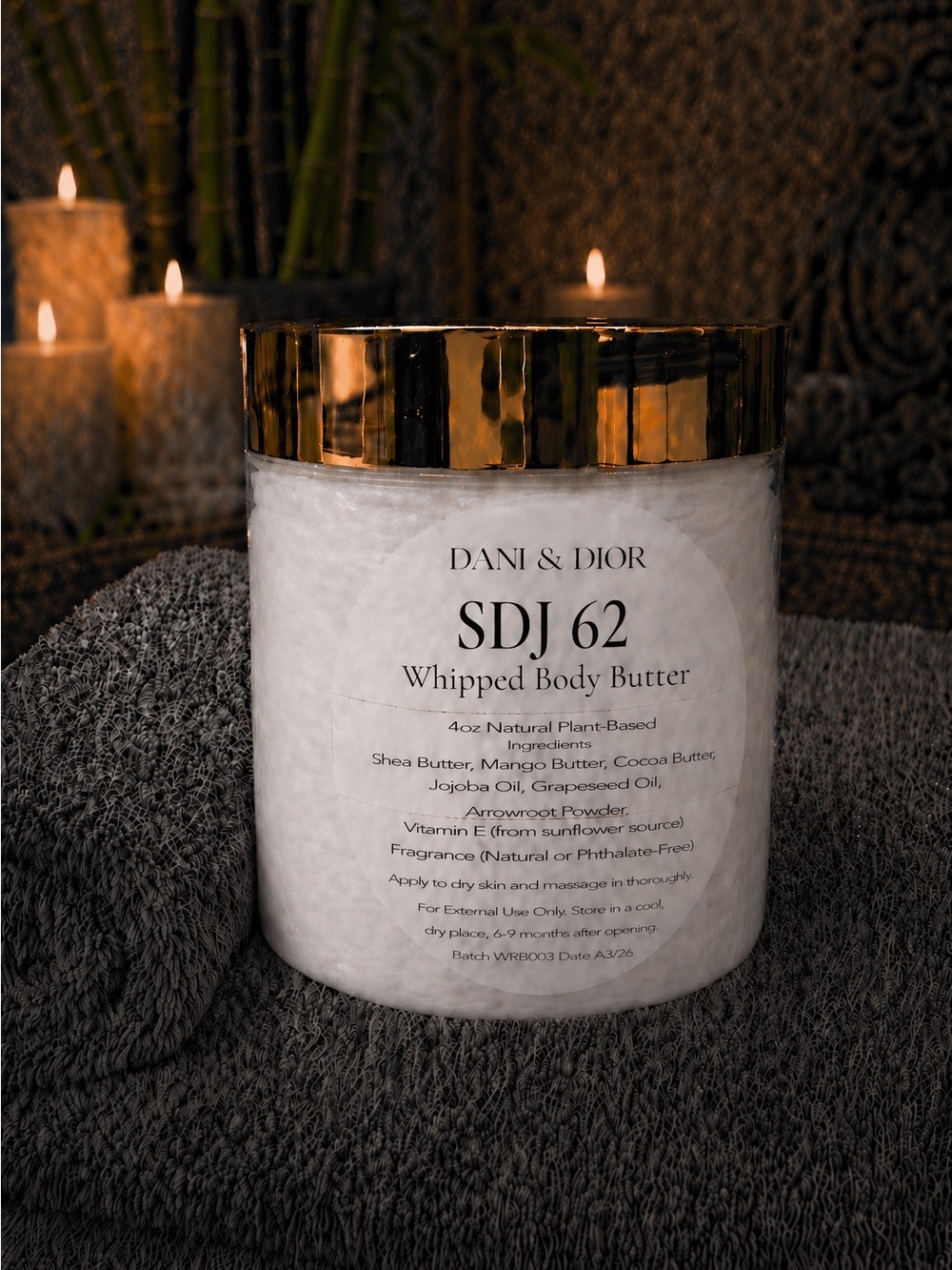 4oz SDJ 62 Whipped Body Butter